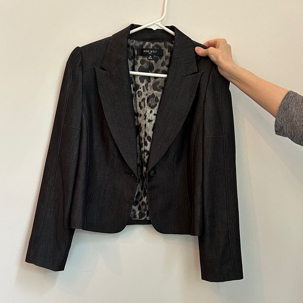 Detailed Nine West Petit Suit Jacket